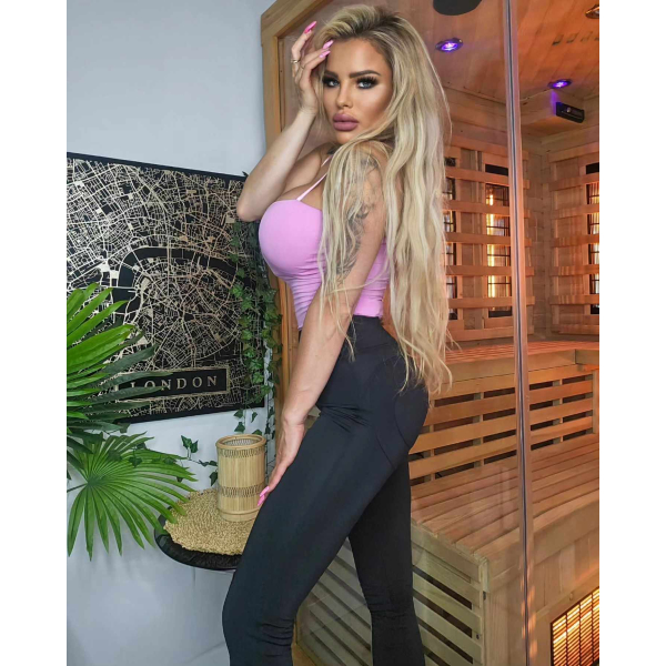 Legginsy wysmuklające Double Push /  BLACK /   XS - S - M - L - XL